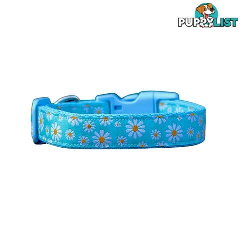 Daisy Dog Collar -  Hand Made by The Bark Side - TBSDAIMLAV