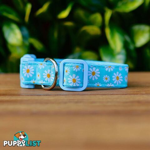 Daisy Dog Collar -  Hand Made by The Bark Side - TBSDAIMLAV
