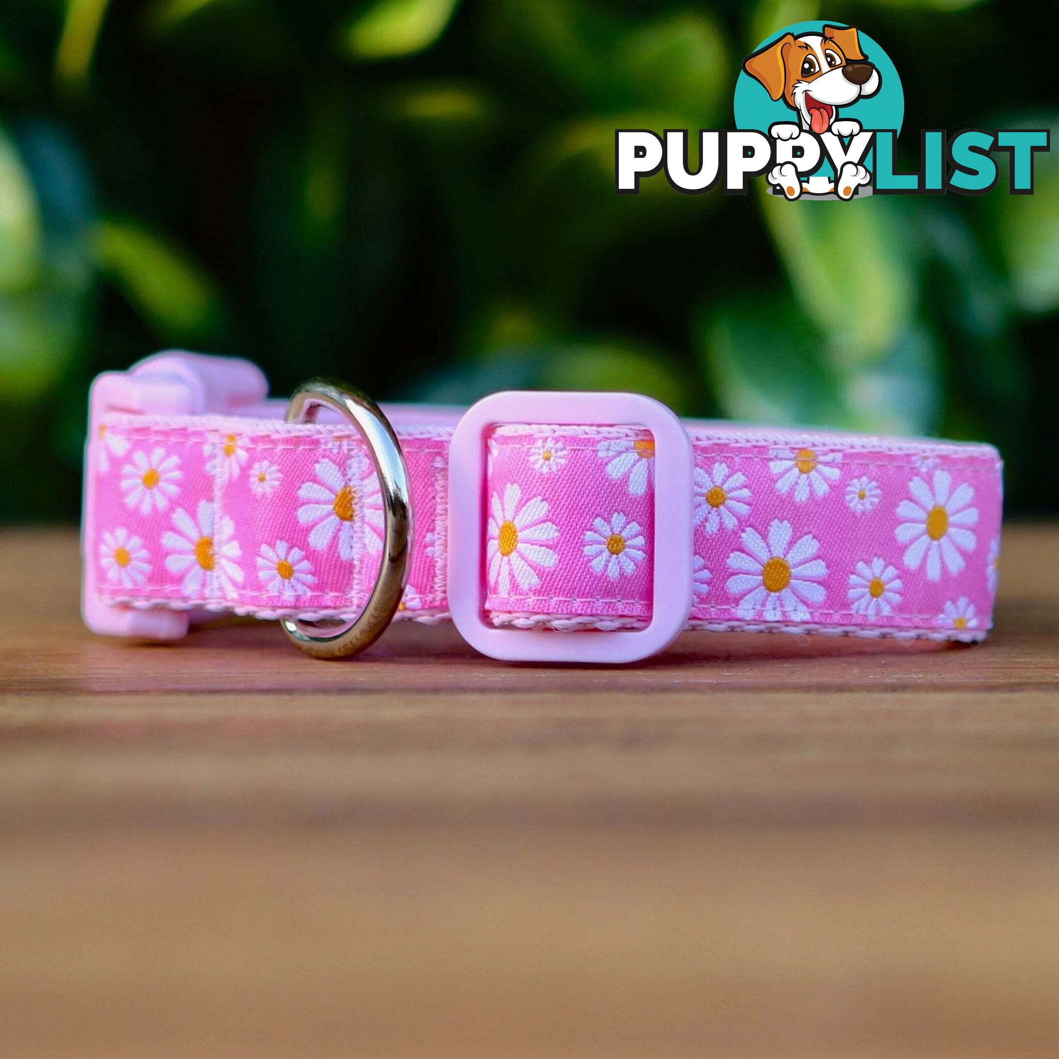 Daisy Dog Collar -  Hand Made by The Bark Side - TBSDAIMLAV