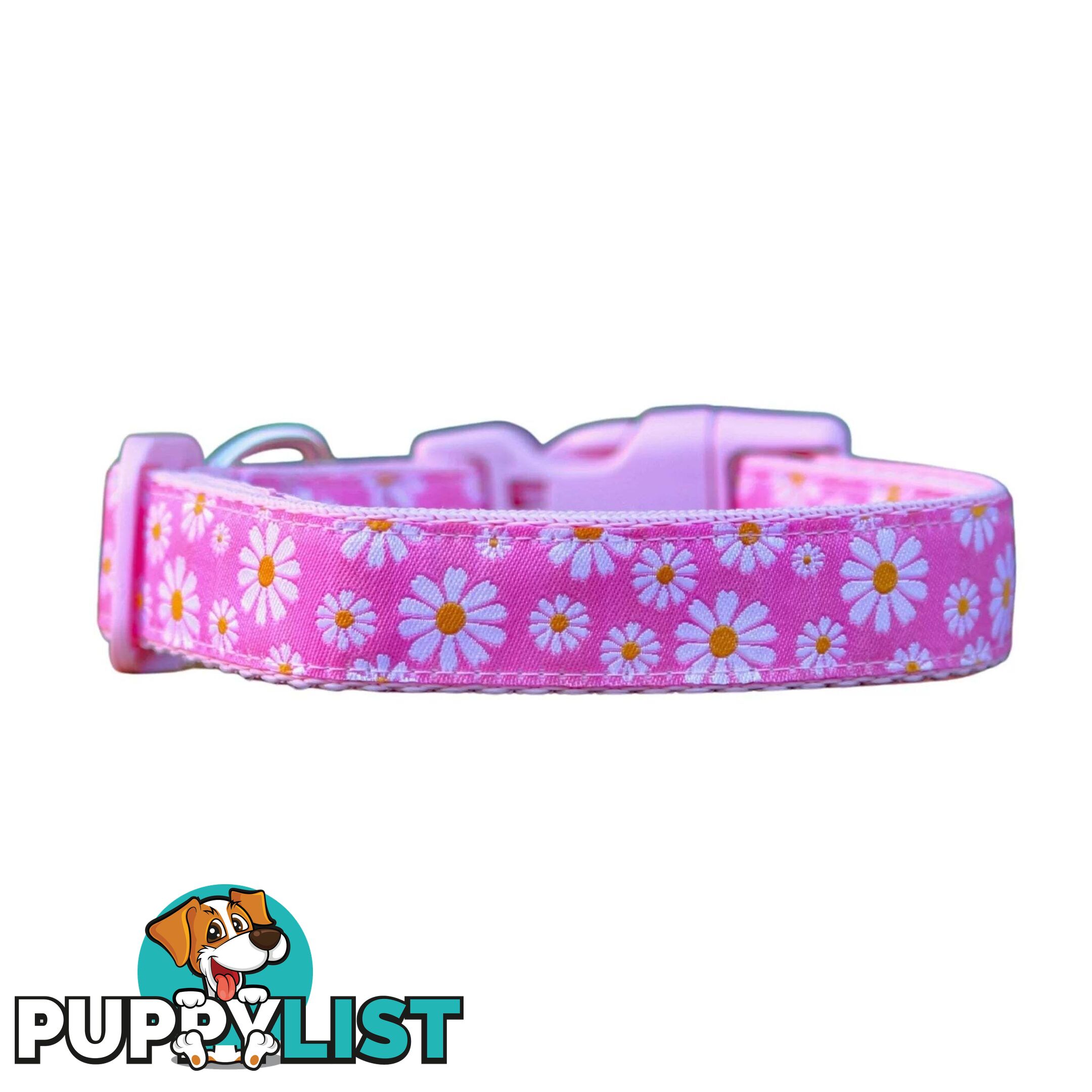 Daisy Dog Collar -  Hand Made by The Bark Side - TBSDAIMLAV
