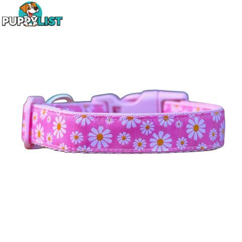 Daisy Dog Collar -  Hand Made by The Bark Side - TBSDAIMLAV