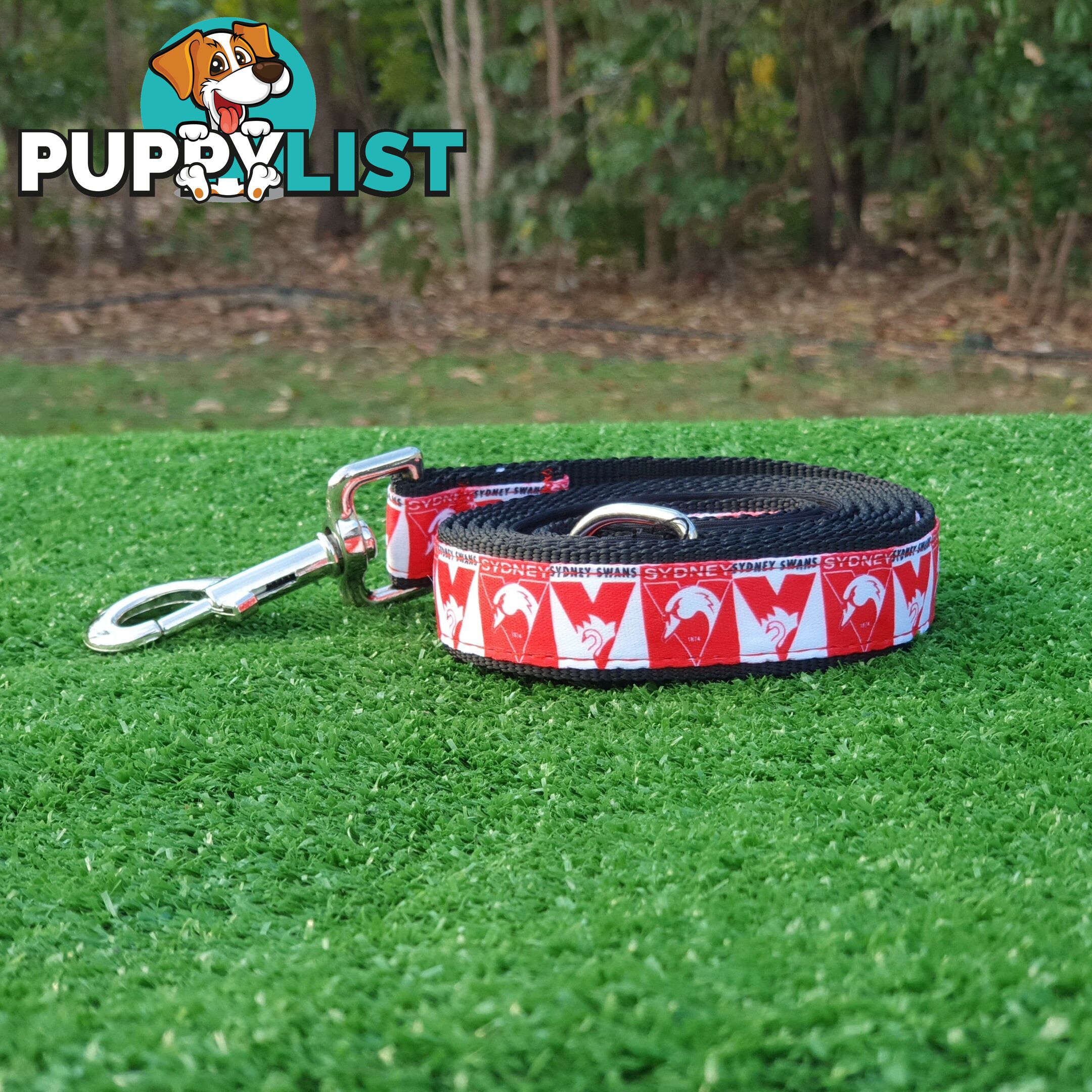 AFL Dog Leads, Footy - Aussie Rules - Moondidley Pets - MDPLDAFLPAPO