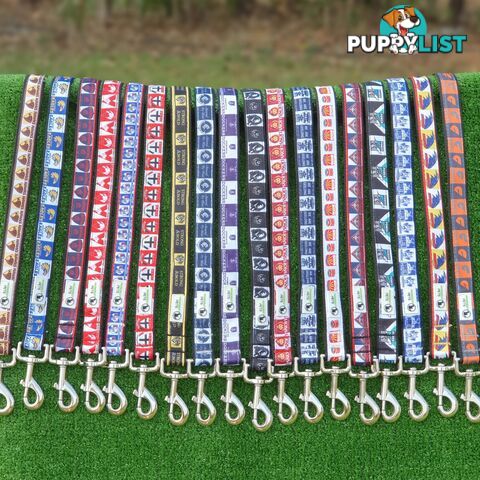 AFL Dog Leads, Footy - Aussie Rules - Moondidley Pets - MDPLDAFLPAPO