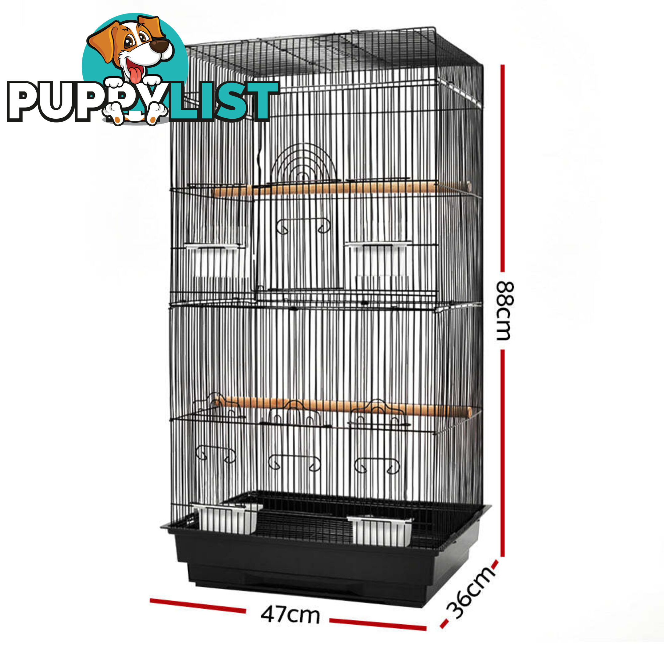 i.Pet Bird Cage 88cm Large Aviary - PET-BIRDCAGE-H3121