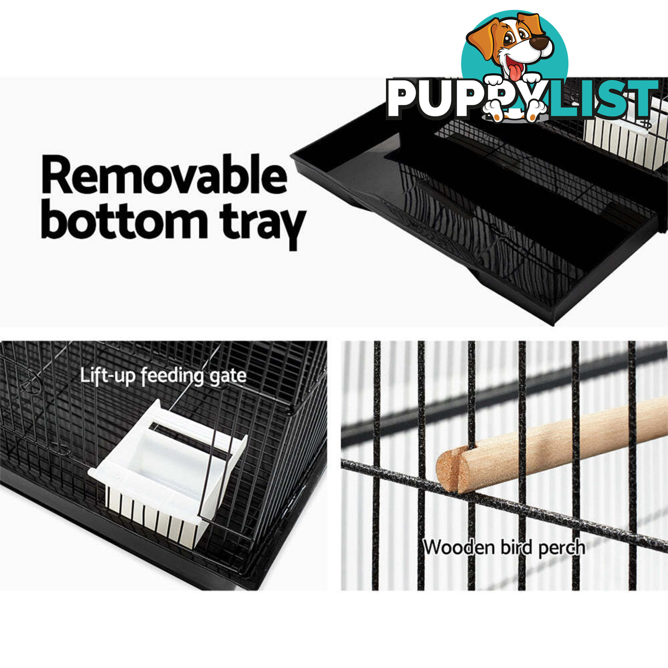 i.Pet Bird Cage 88cm Large Aviary - PET-BIRDCAGE-H3121