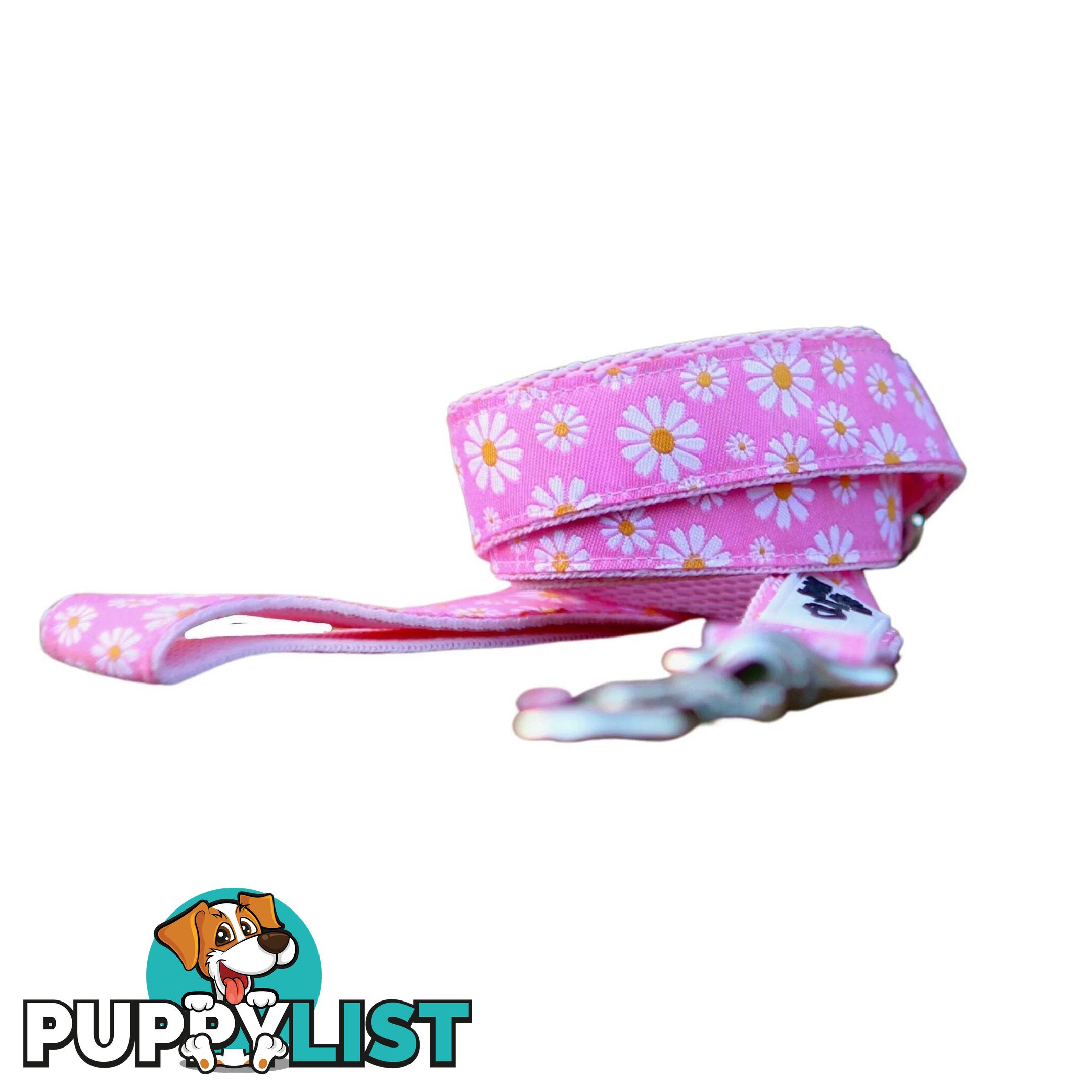 Daisy Dog Lead / Dog Leash - Hand Made by The Bark Side - TBSLDDAIBLU201.8