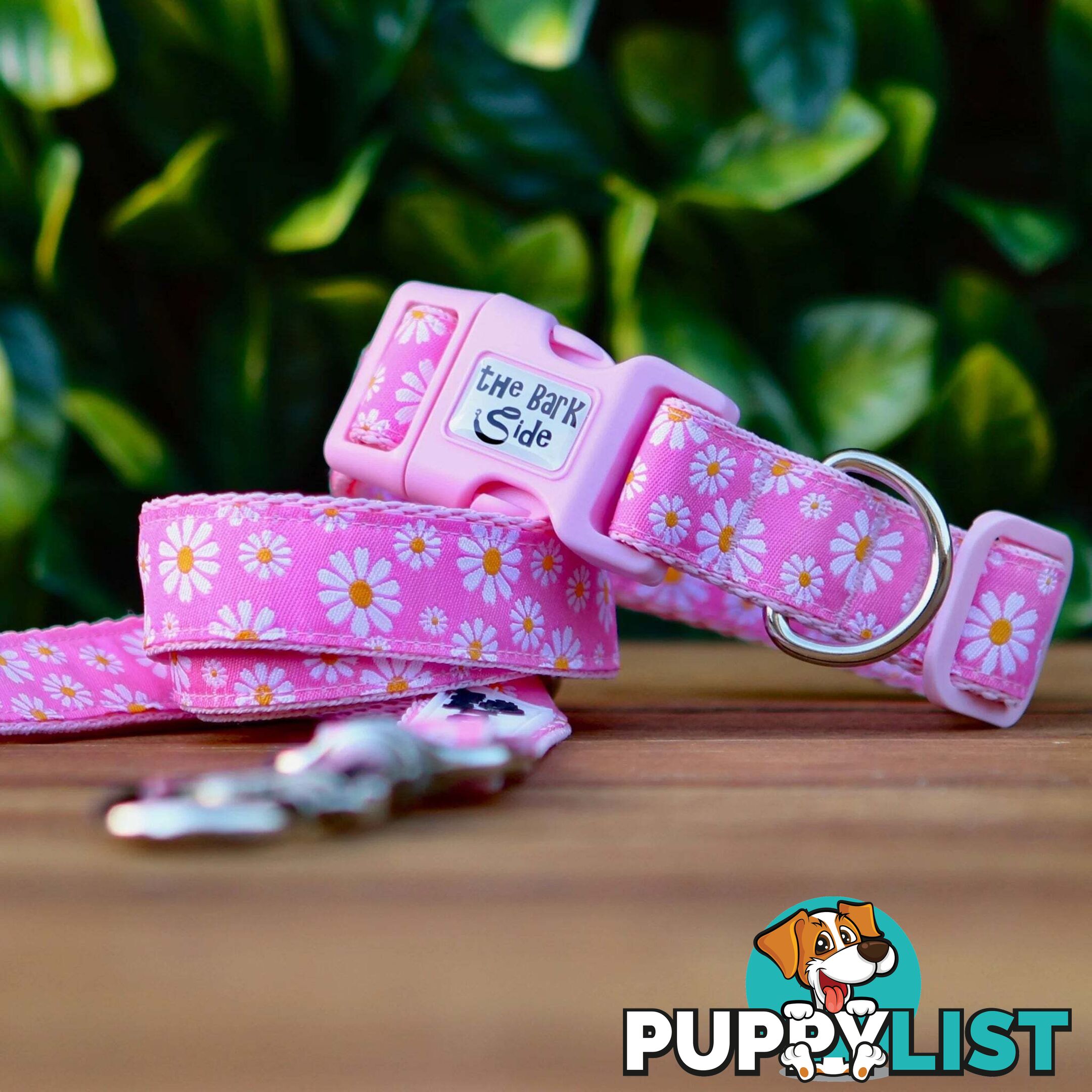 Daisy Dog Lead / Dog Leash - Hand Made by The Bark Side - TBSLDDAIBLU201.8