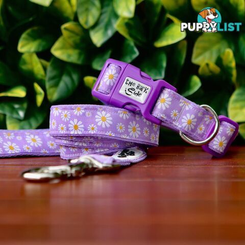 Daisy Dog Lead / Dog Leash - Hand Made by The Bark Side - TBSLDDAIBLU201.8