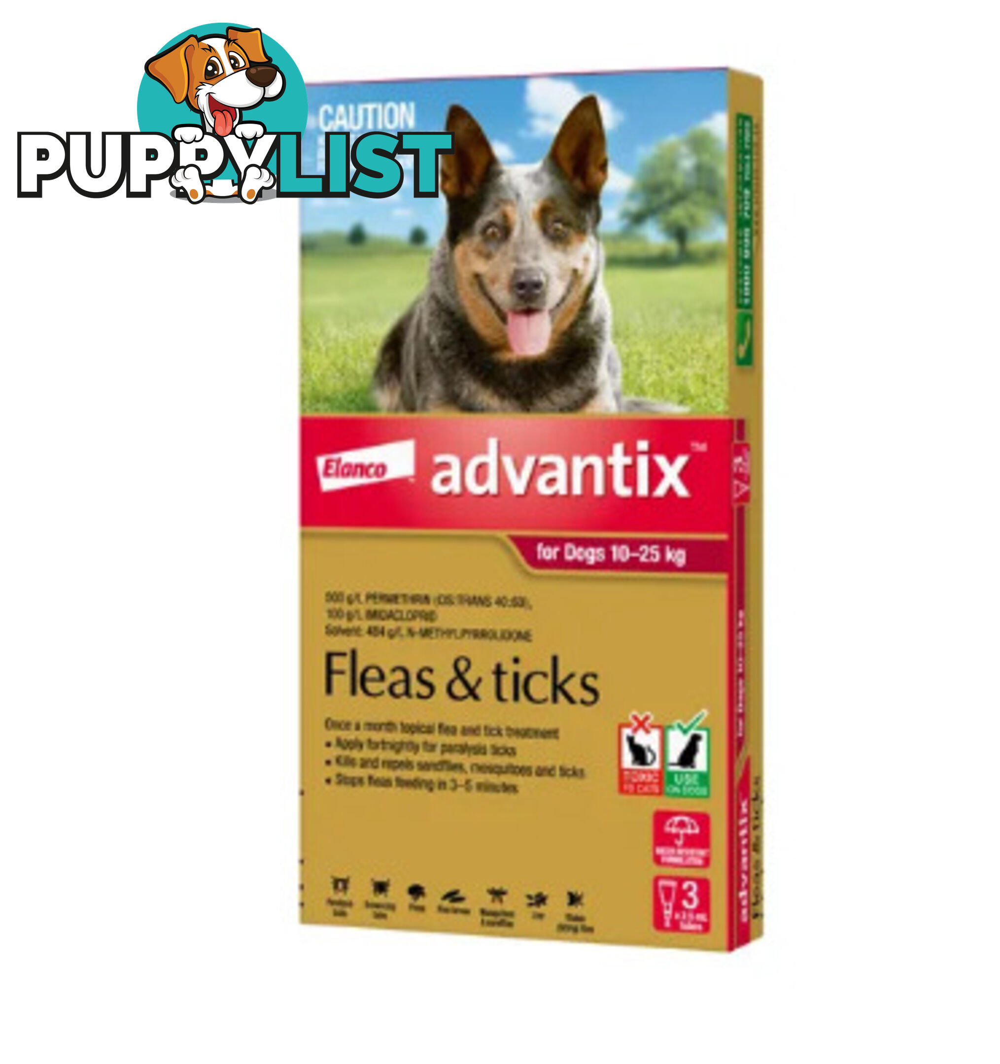 Advantix Fleas & Ticks - Spot-On Treatment 3PK - WPS-DHA2100