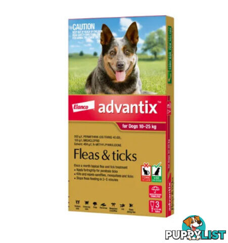 Advantix Fleas & Ticks - Spot-On Treatment 3PK - WPS-DHA2100