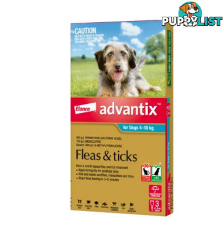 Advantix Fleas & Ticks - Spot-On Treatment 3PK - WPS-DHA2100