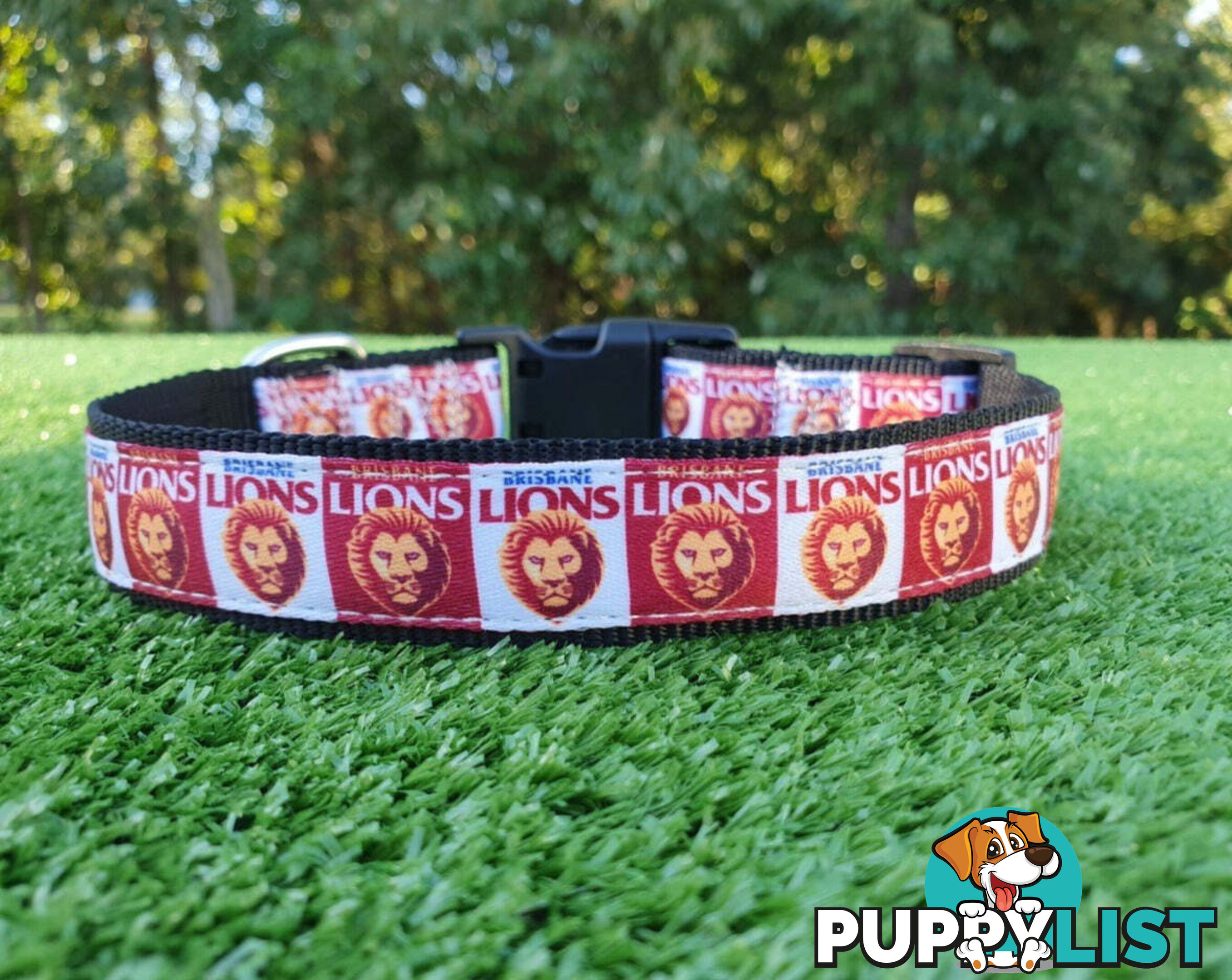 AFL Dog Collars, Footy - Aussie Rules - Moondidley Pets - MDPCOLAFLMGCS