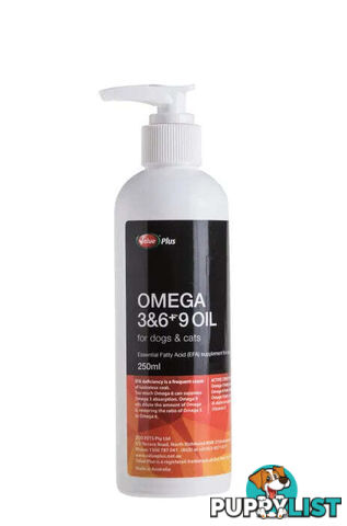 Omega 3&6+9 for Dogs & Cats 250ml- ValuePlus - WPSHHV2197