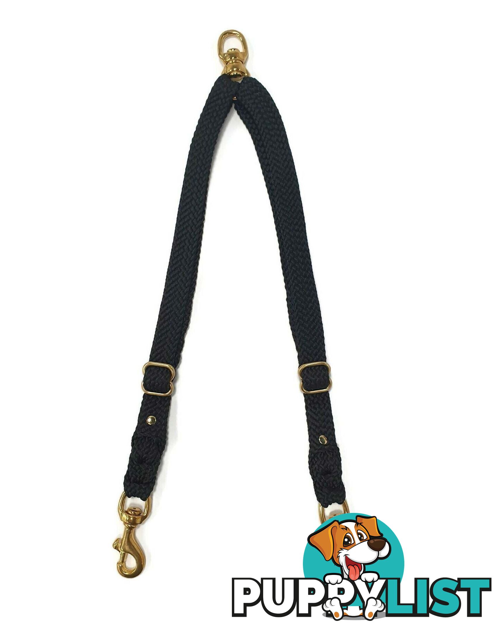 2 Dog Coupler Two Way Twin Walking Lead No Stitching - Yarnix - YNXCOUP-20-BLUYEL