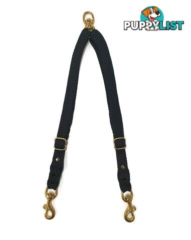 2 Dog Coupler Two Way Twin Walking Lead No Stitching - Yarnix - YNXCOUP-20-BLUYEL