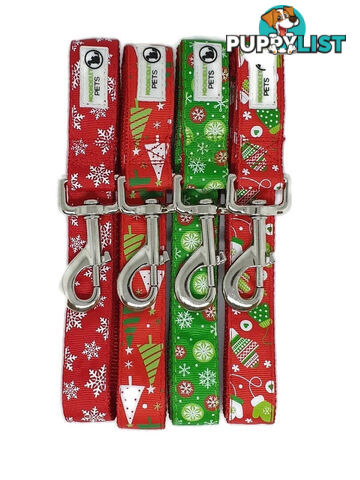 Christmas Dog Leashes - Moondidley Pets - MDPLDXMA1.2TRE