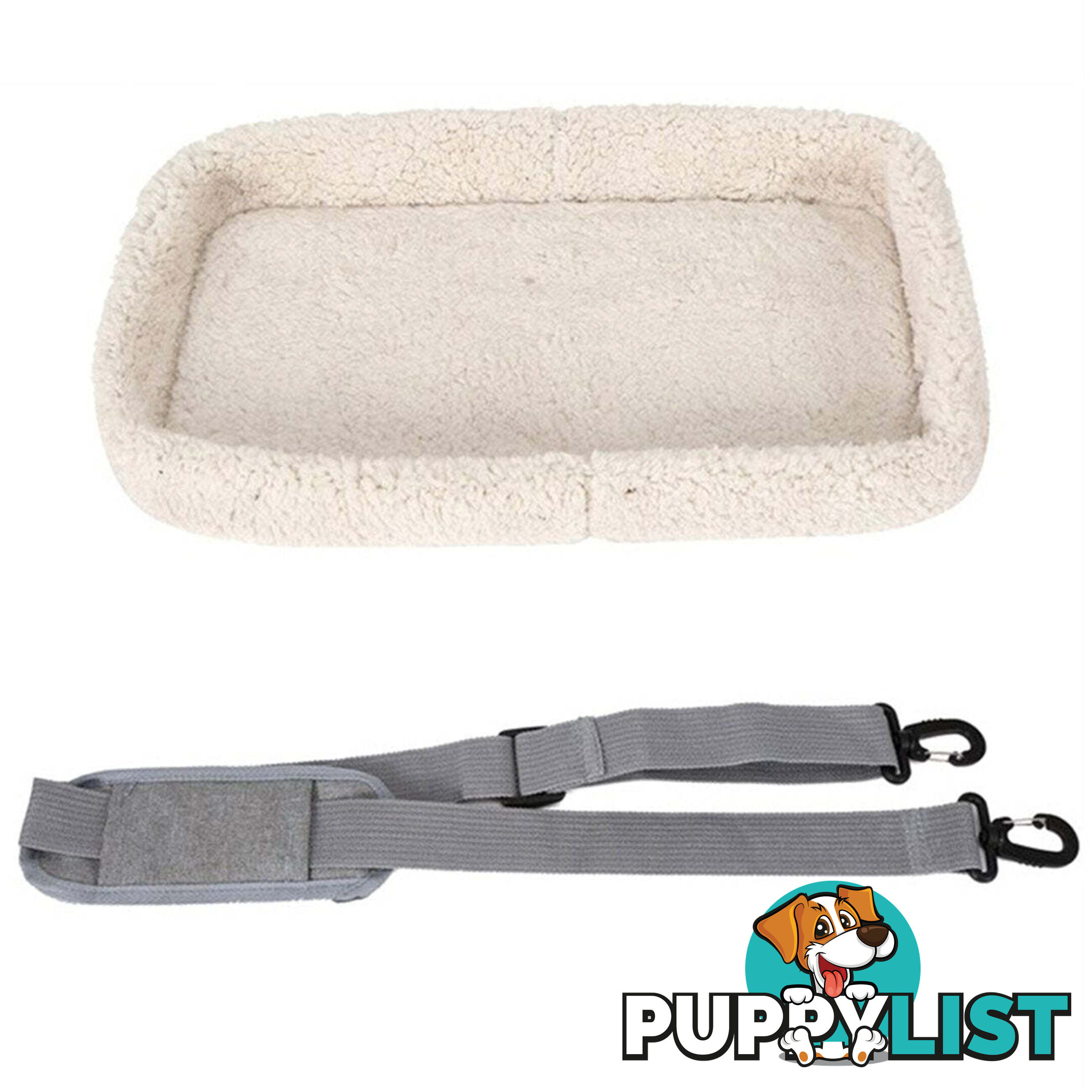Pet Carrier Bag Travel Bag for Cats and Small Dogs Cozy Bed, Shoulder Strap - V324-PT-BGGREY
