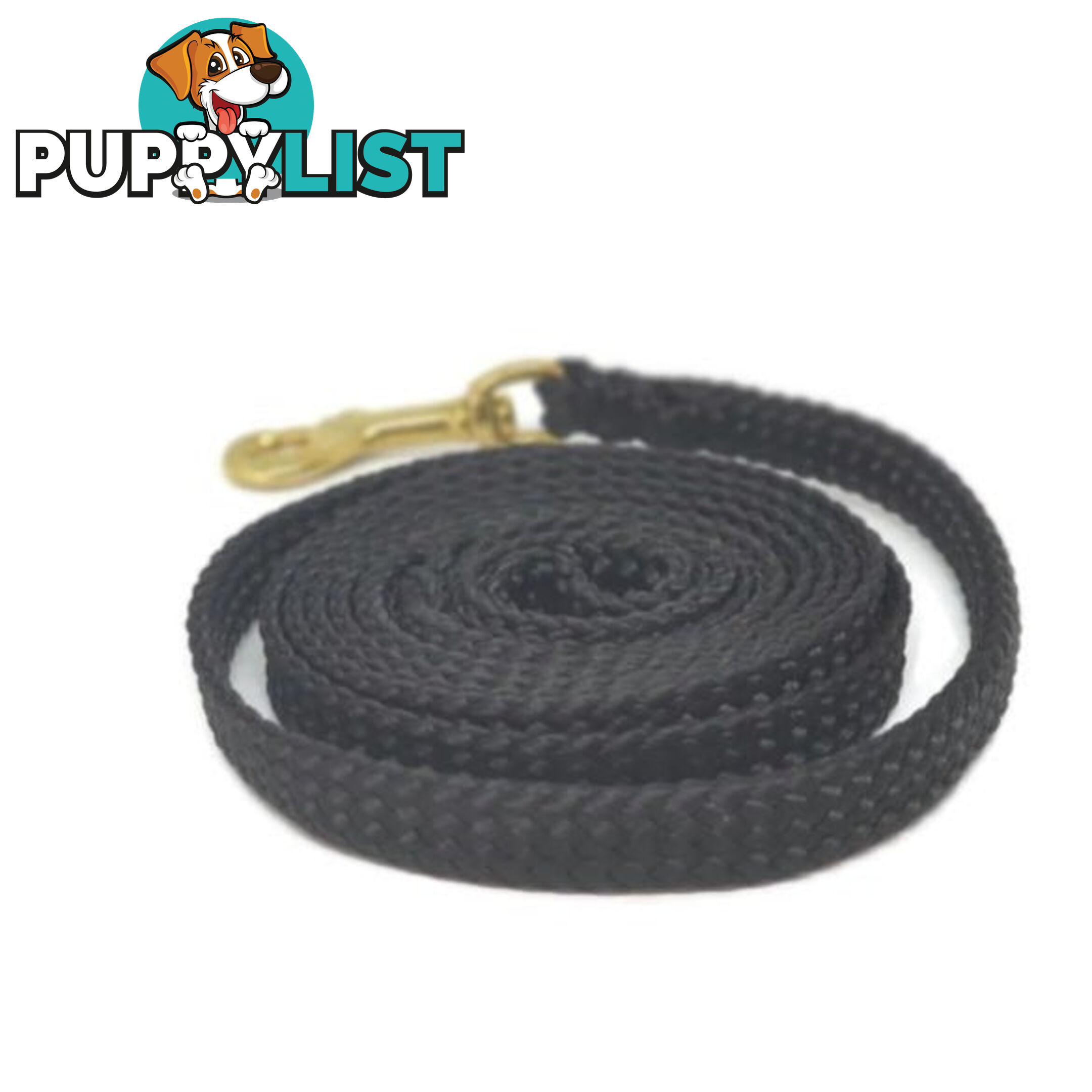 1.8m to 10m Long Dog Lead No Stitching Tough Yarnix 10mm Wide - YNXLD10-10-PUR-SS