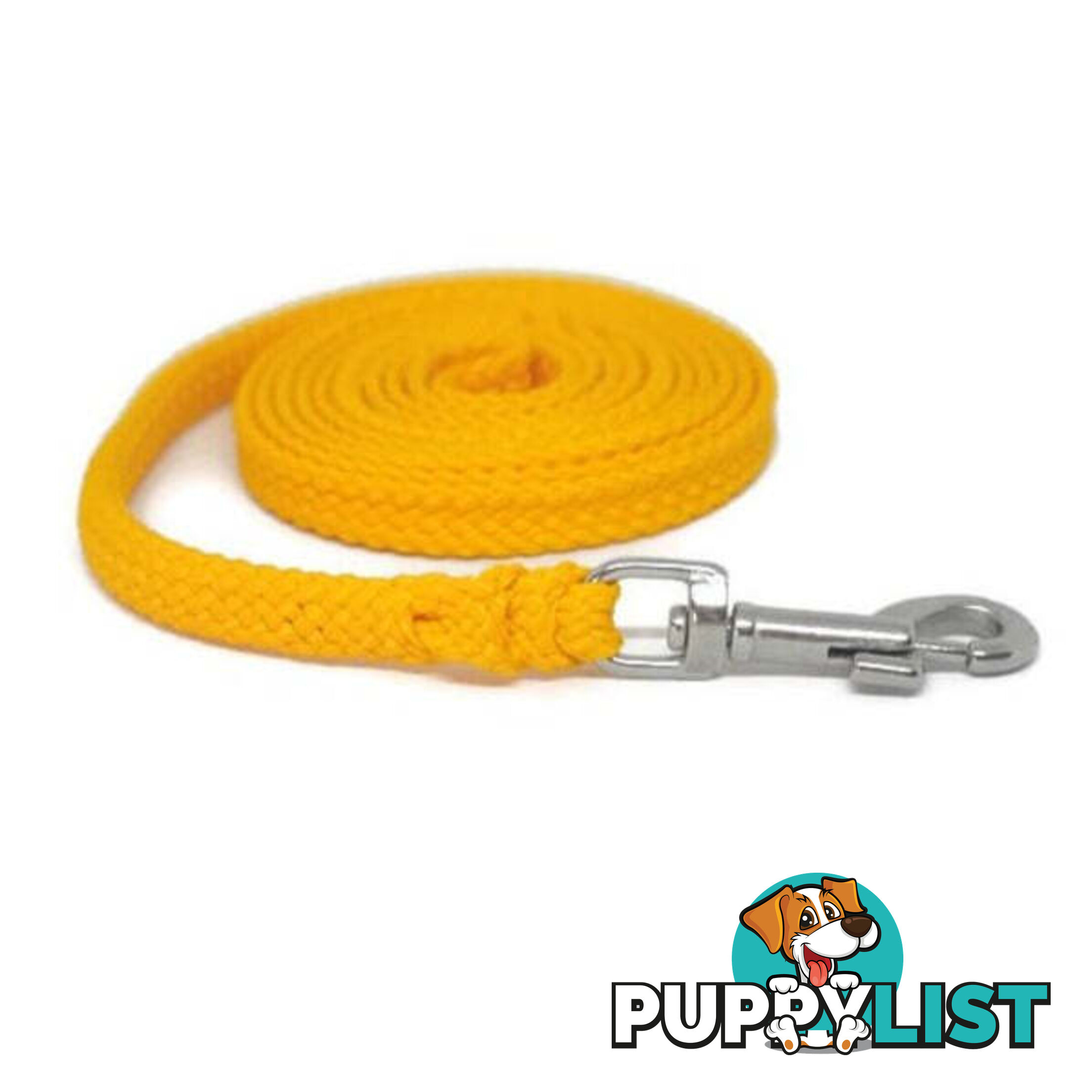 1.8m to 10m Long Dog Lead No Stitching Tough Yarnix 10mm Wide - YNXLD10-10-PUR-SS