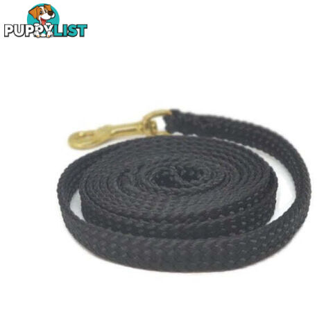 1.8m to 10m Long Dog Lead No Stitching Tough Yarnix 10mm Wide - YNXLD10-10-PUR-SS