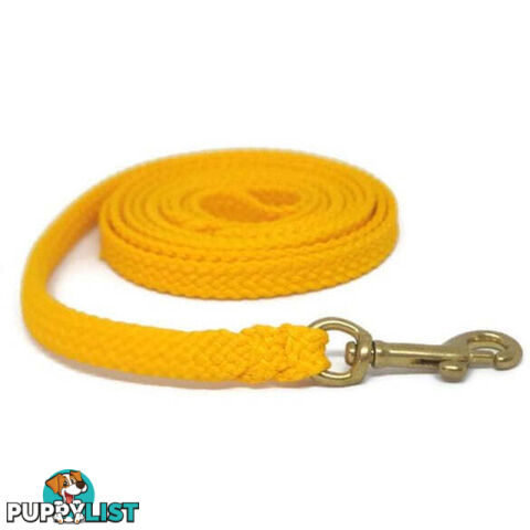 1.8m to 10m Long Dog Lead No Stitching Tough Yarnix 10mm Wide - YNXLD10-10-PUR-SS