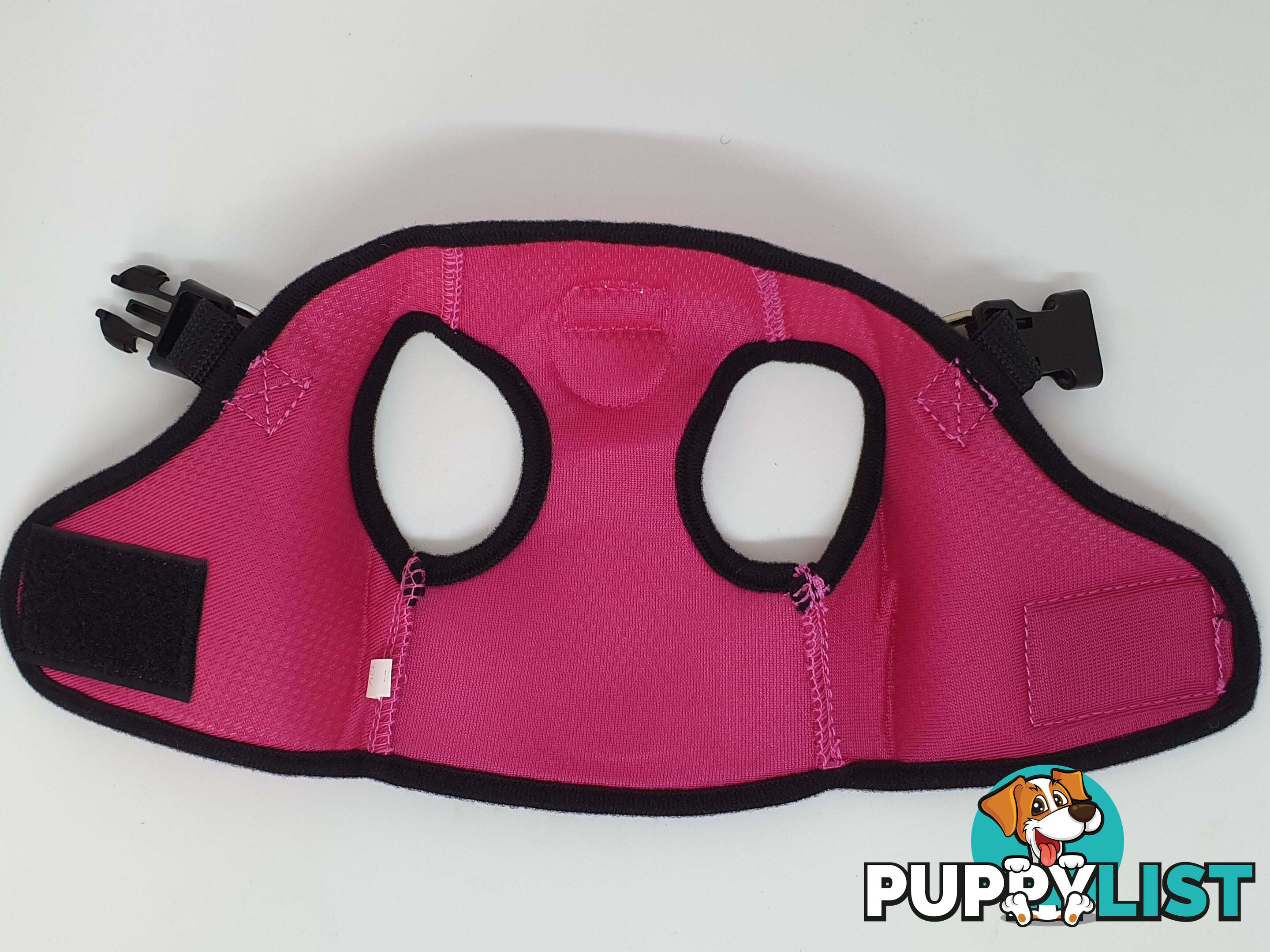 Vest Harness Pet Dog-Cat Step-in Velcro and Buckle Attachments - Moondidley Pets - MDPVESTXLBLK