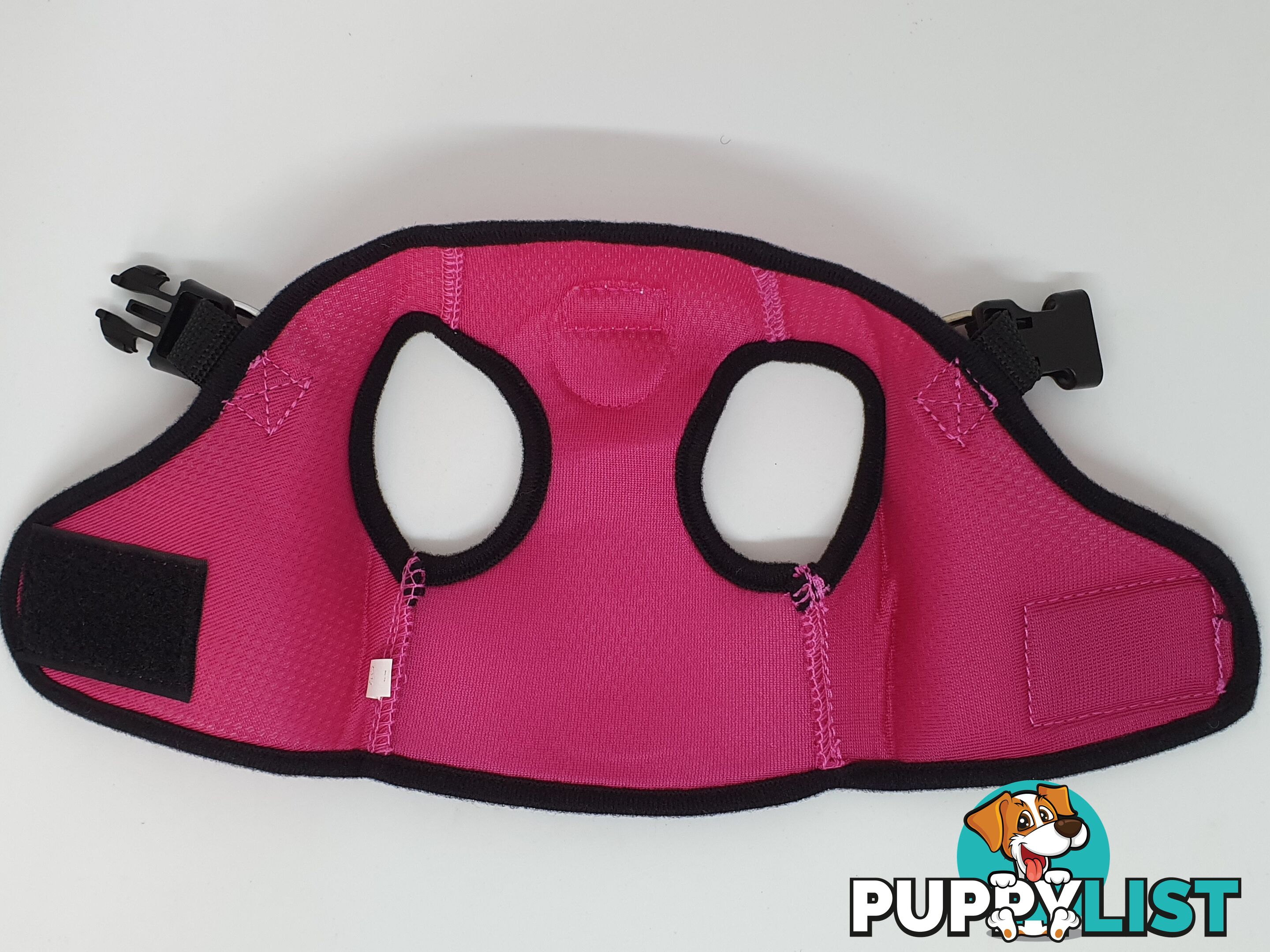 Vest Harness Pet Dog-Cat Step-in Velcro and Buckle Attachments - Moondidley Pets - MDPVESTXLBLK