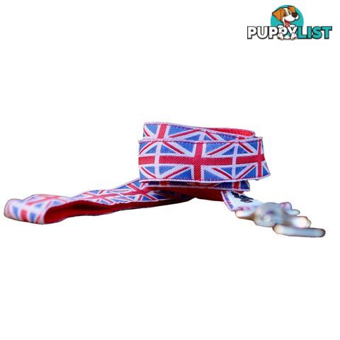 Union Jack Dog Lead / Dog Leash - Hand Made by The Bark Side - TBSLDUNI251.2