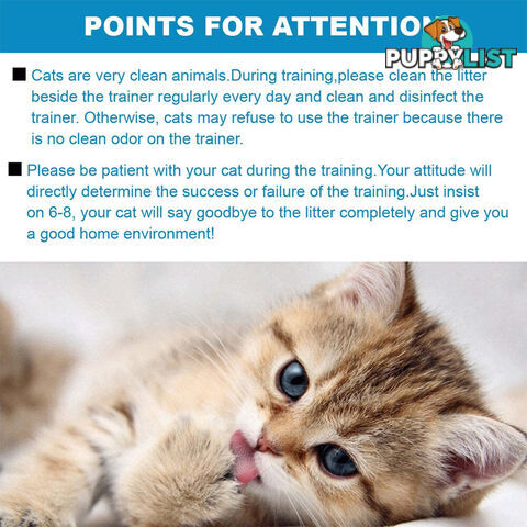 Cat Toilet Training System 3 Step Litter Kwitter Pet Training DVD Instruction - V201-FDZ2021WH8AU