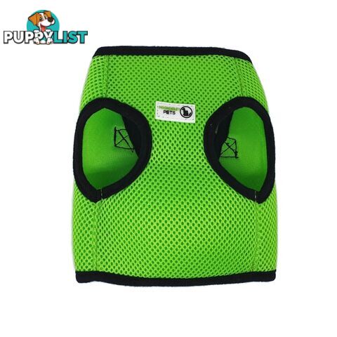 Vest Harness Pet Dog-Cat Step-in Velcro and Buckle Attachments - Moondidley Pets - MDPVESTLPNK