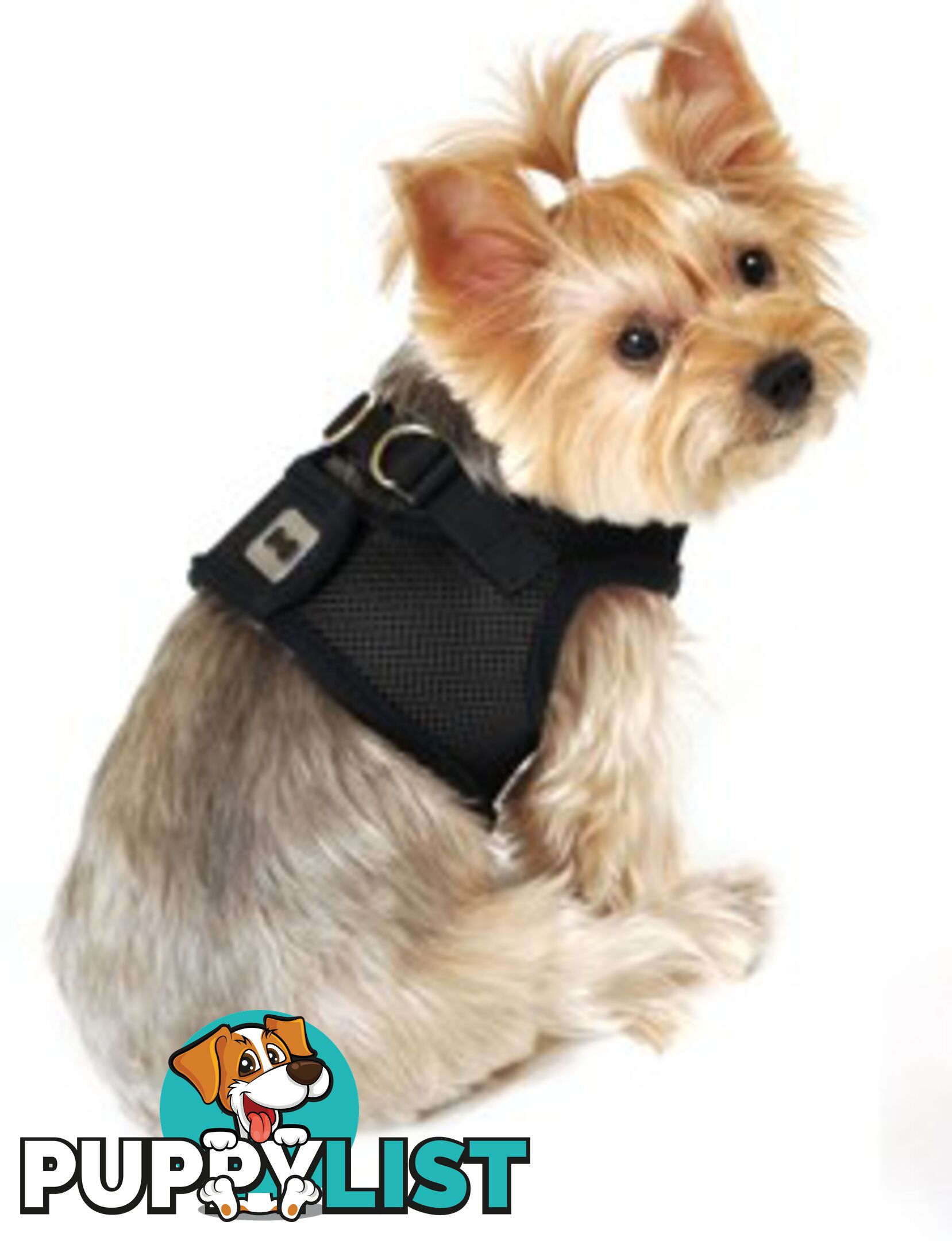 Vest Harness Pet Dog-Cat Step-in Velcro and Buckle Attachments - Moondidley Pets - MDPVESTLPNK