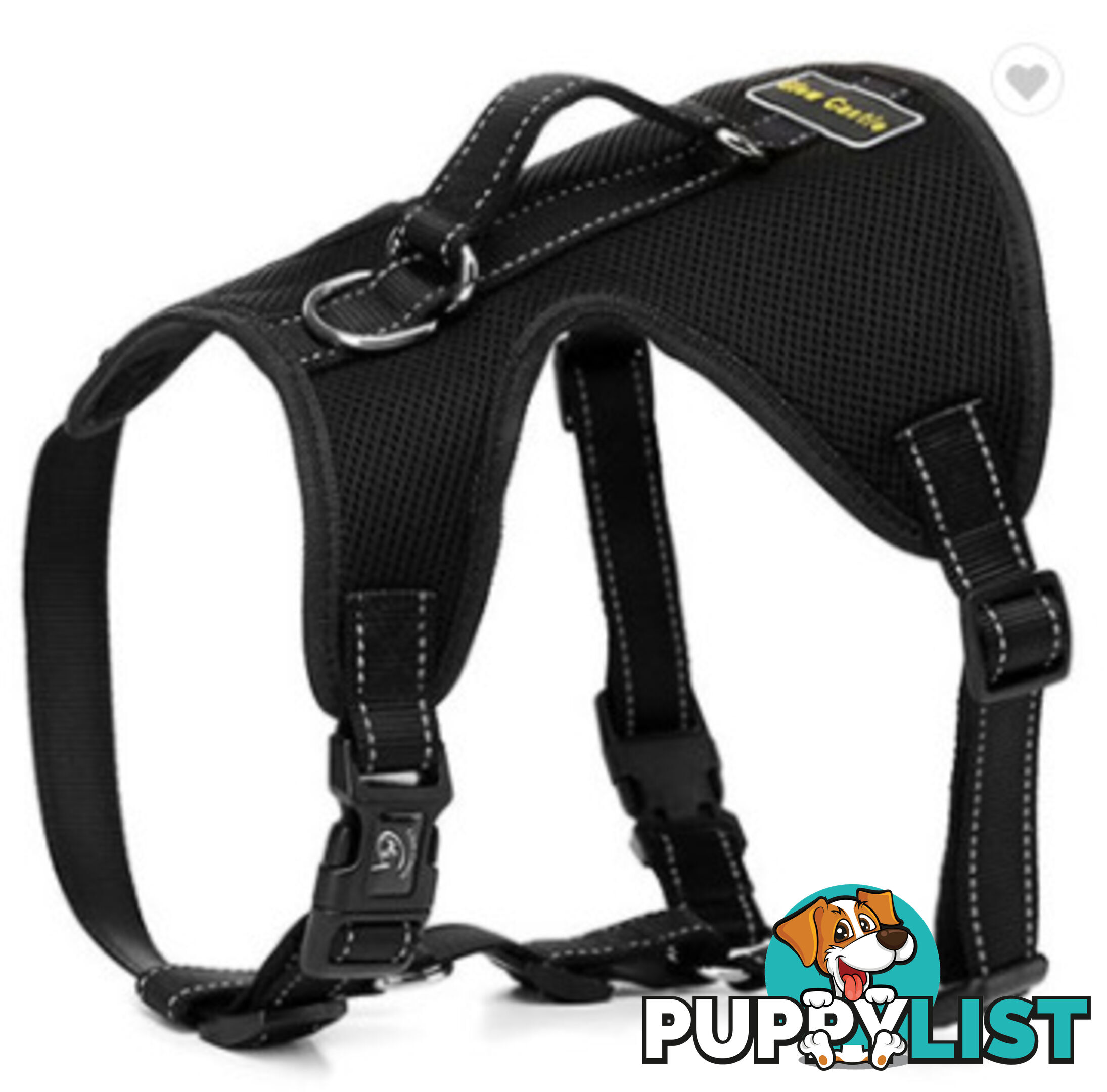 Dog Harness Billi Bob Soft Mesh Reflective Webbing - Moondidley Pets - MDPHARBILXLPUR