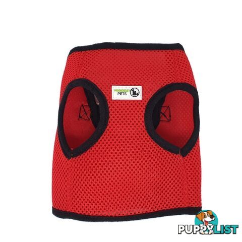 Doggie ID Vest Soft Air Mesh Personlised Embroidered - MDPIDVESSPNK