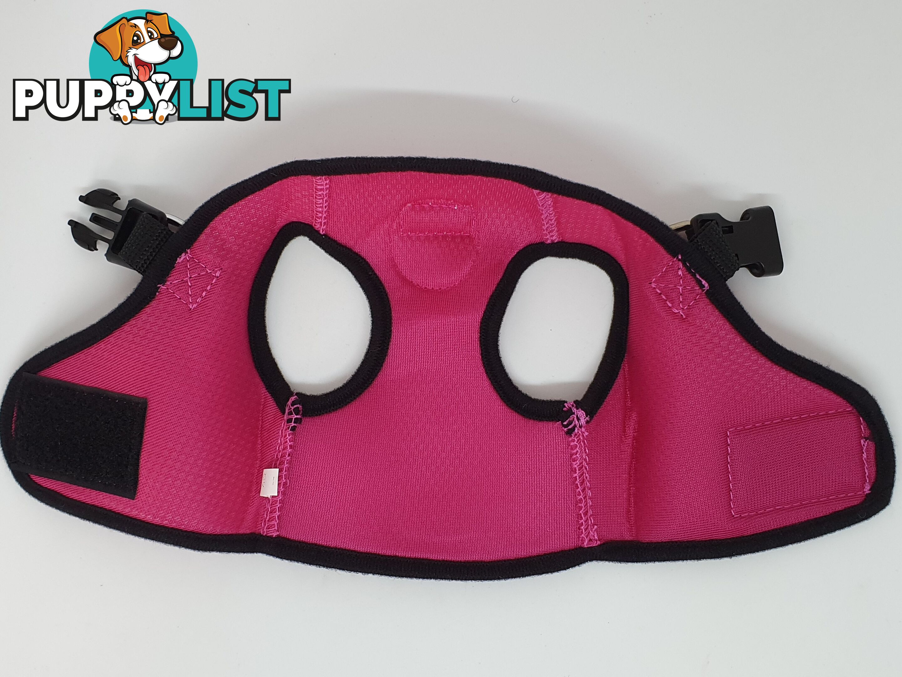 Doggie ID Vest Soft Air Mesh Personlised Embroidered - MDPIDVESSPNK