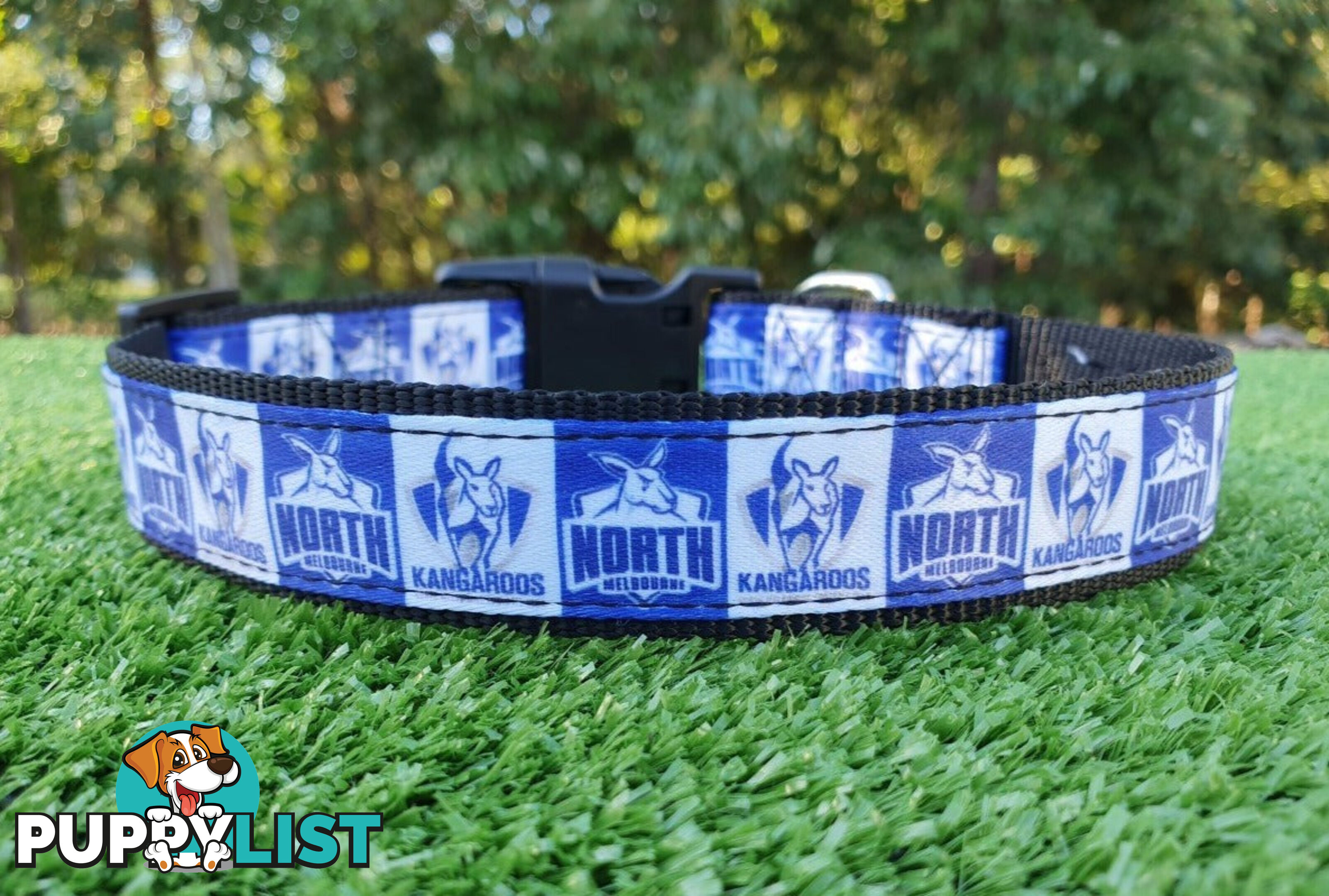 AFL Dog Collars, Footy - Aussie Rules - Moondidley Pets - MDPCOLAFLMRT