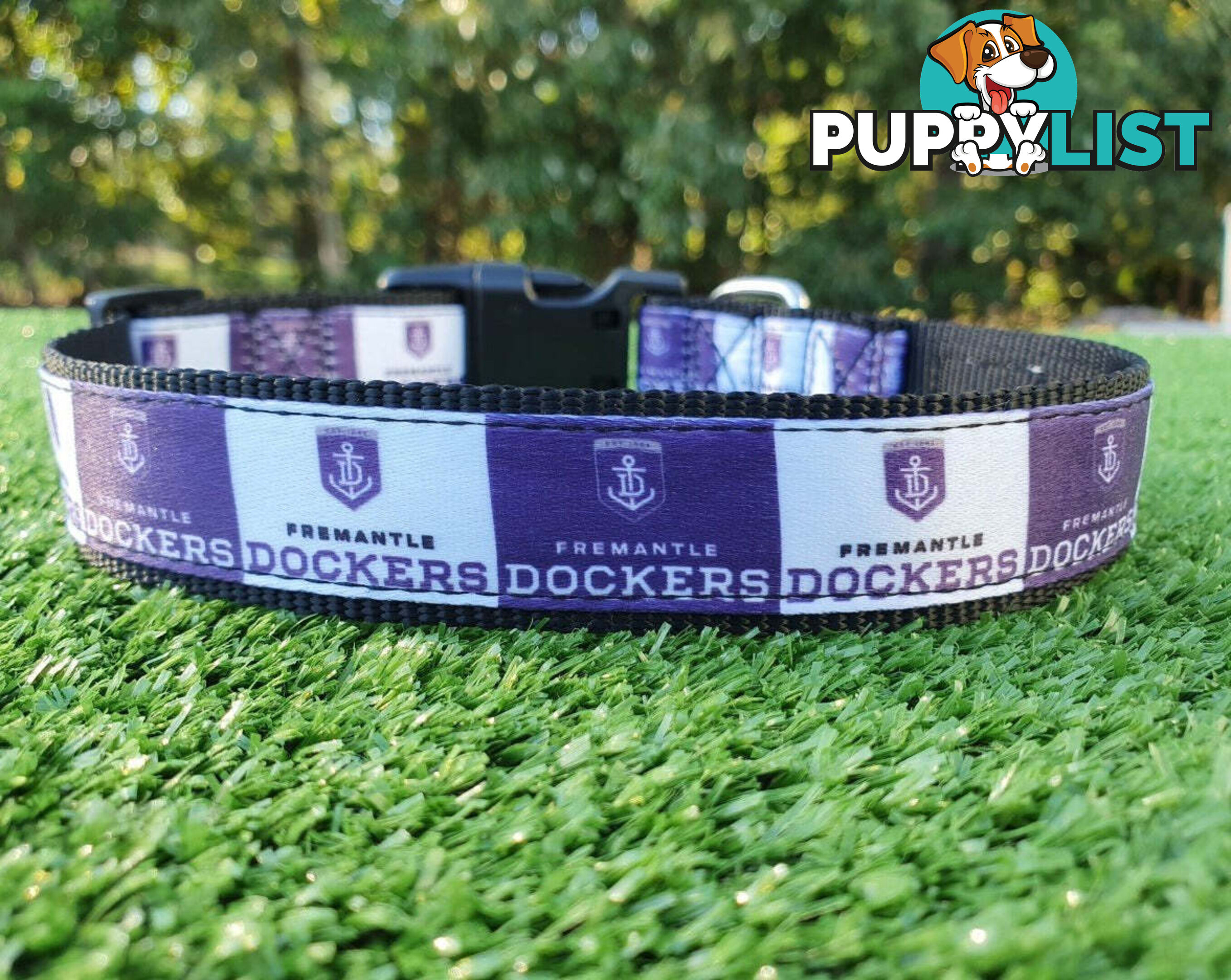 AFL Dog Collars, Footy - Aussie Rules - Moondidley Pets - MDPCOLAFLMRT
