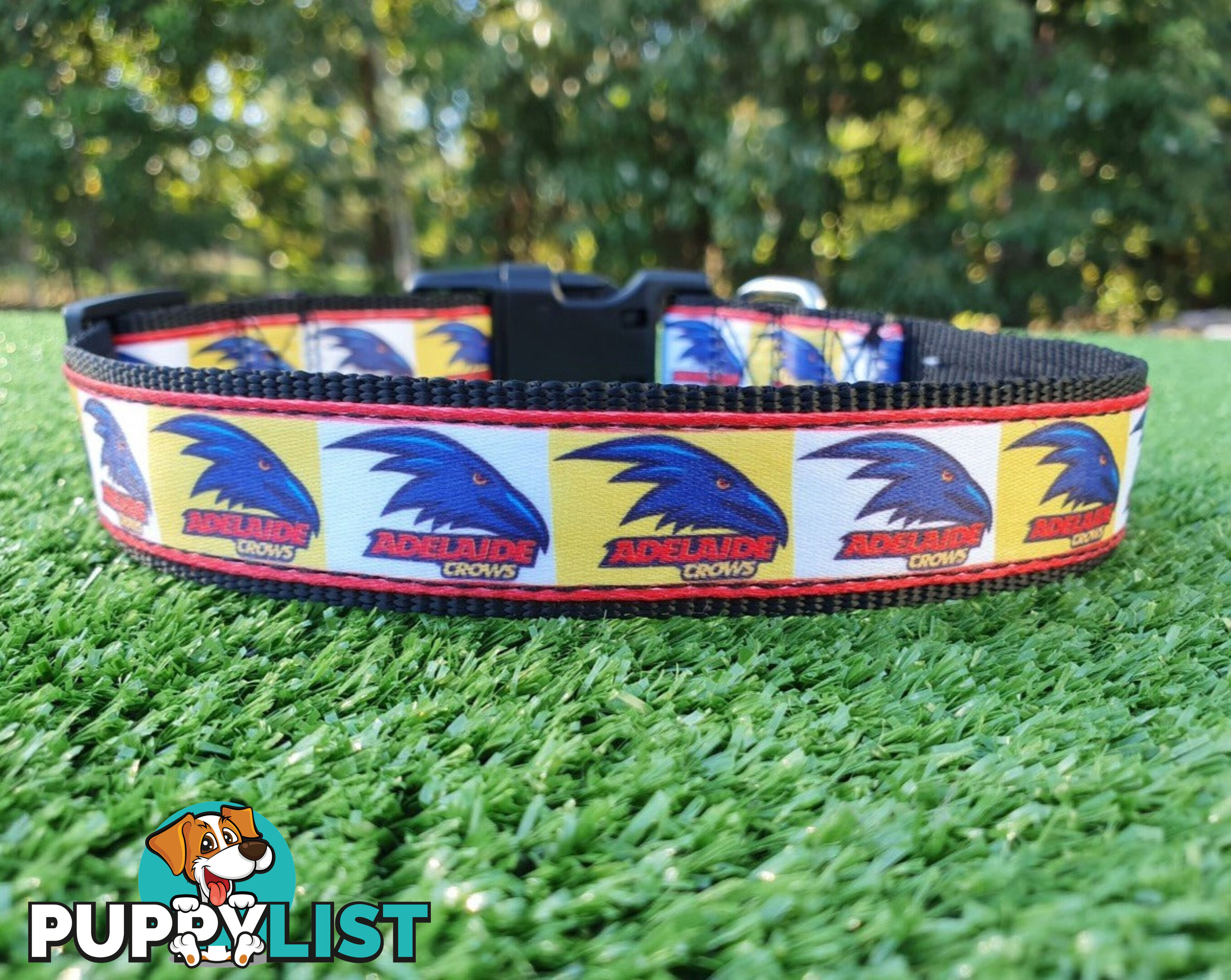 AFL Dog Collars, Footy - Aussie Rules - Moondidley Pets - MDPCOLAFLMRT