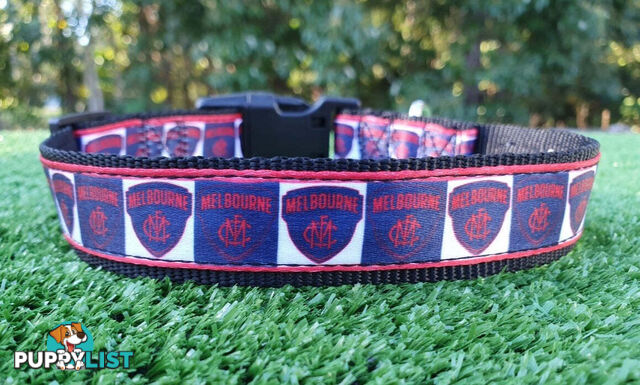 AFL Dog Collars, Footy - Aussie Rules - Moondidley Pets - MDPCOLAFLMRT