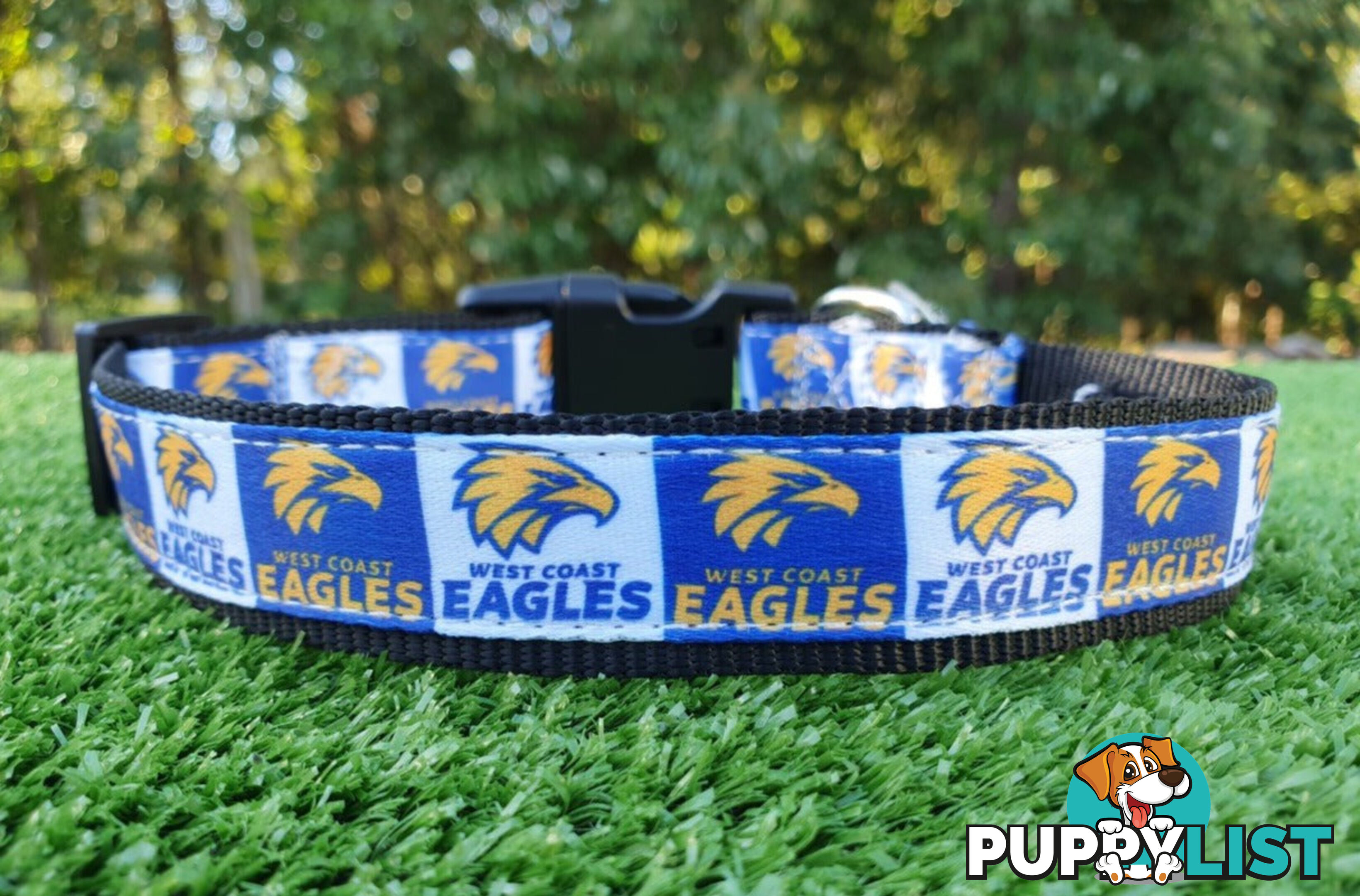 AFL Dog Collars, Footy - Aussie Rules - Moondidley Pets - MDPCOLAFLMRT