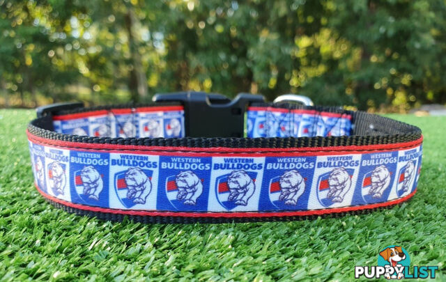 AFL Dog Collars, Footy - Aussie Rules - Moondidley Pets - MDPCOLAFLMRT