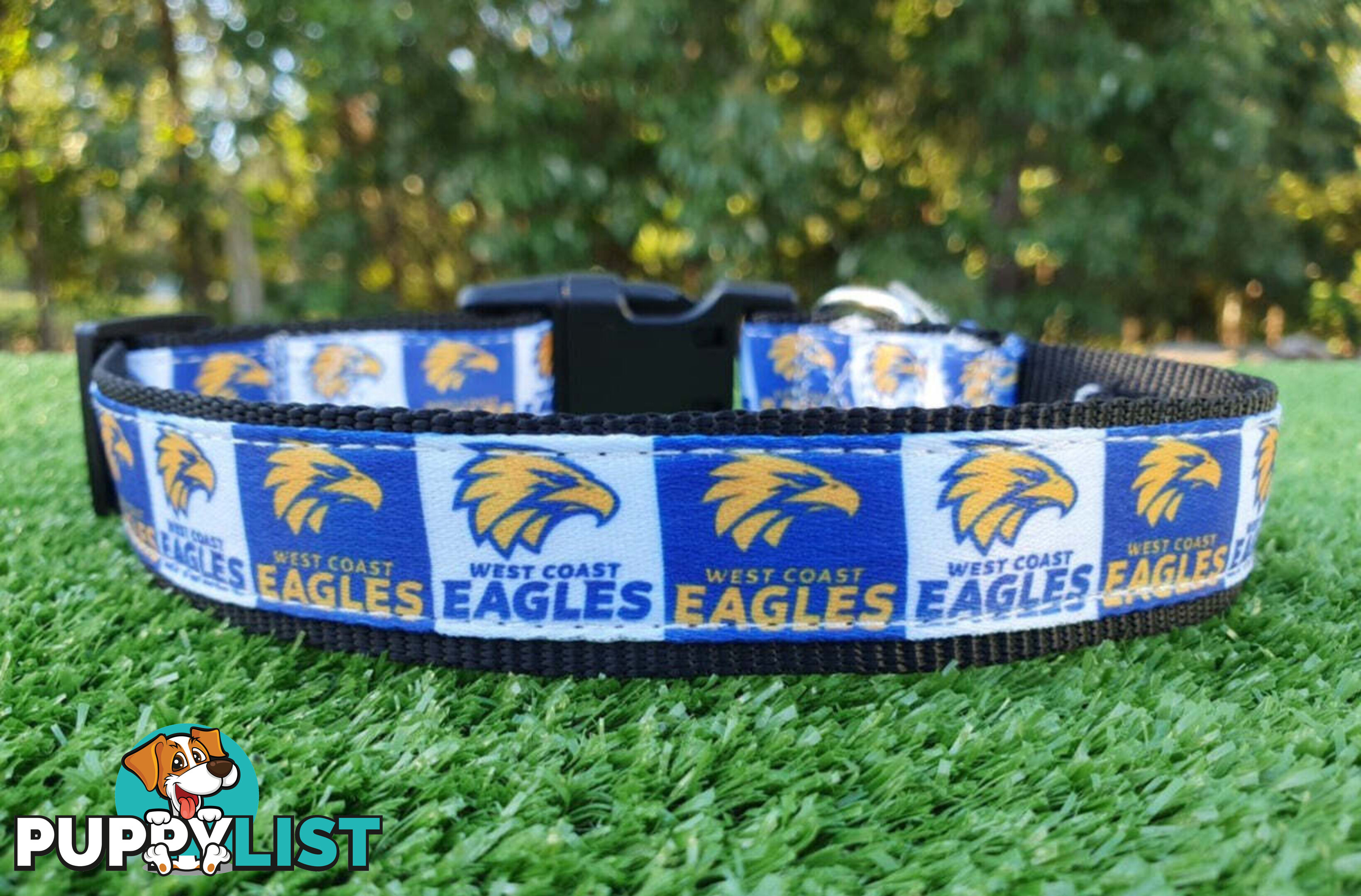 AFL Dog Collars, Footy - Aussie Rules - Moondidley Pets - MDPCOLAFLMRT