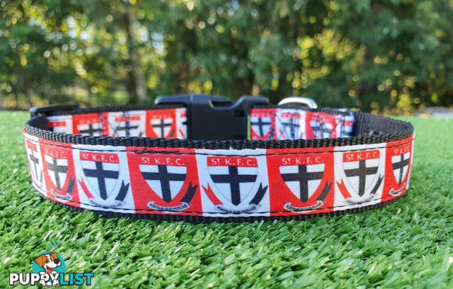 AFL Dog Collars, Footy - Aussie Rules - Moondidley Pets - MDPCOLAFLMRT