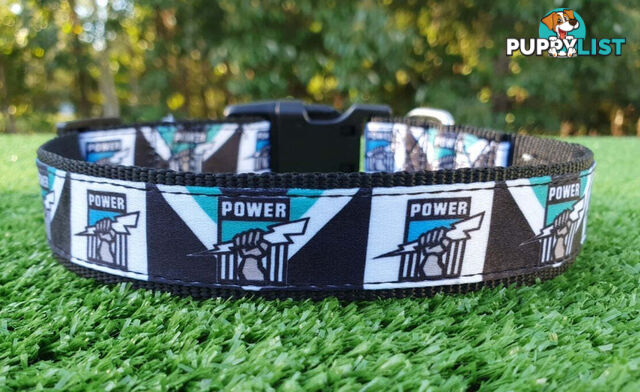 AFL Dog Collars, Footy - Aussie Rules - Moondidley Pets - MDPCOLAFLSWCE