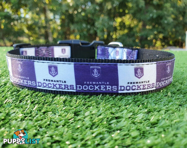AFL Dog Collars, Footy - Aussie Rules - Moondidley Pets - MDPCOLAFLSWCE