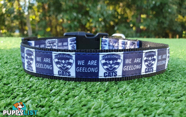 AFL Dog Collars, Footy - Aussie Rules - Moondidley Pets - MDPCOLAFLSWCE