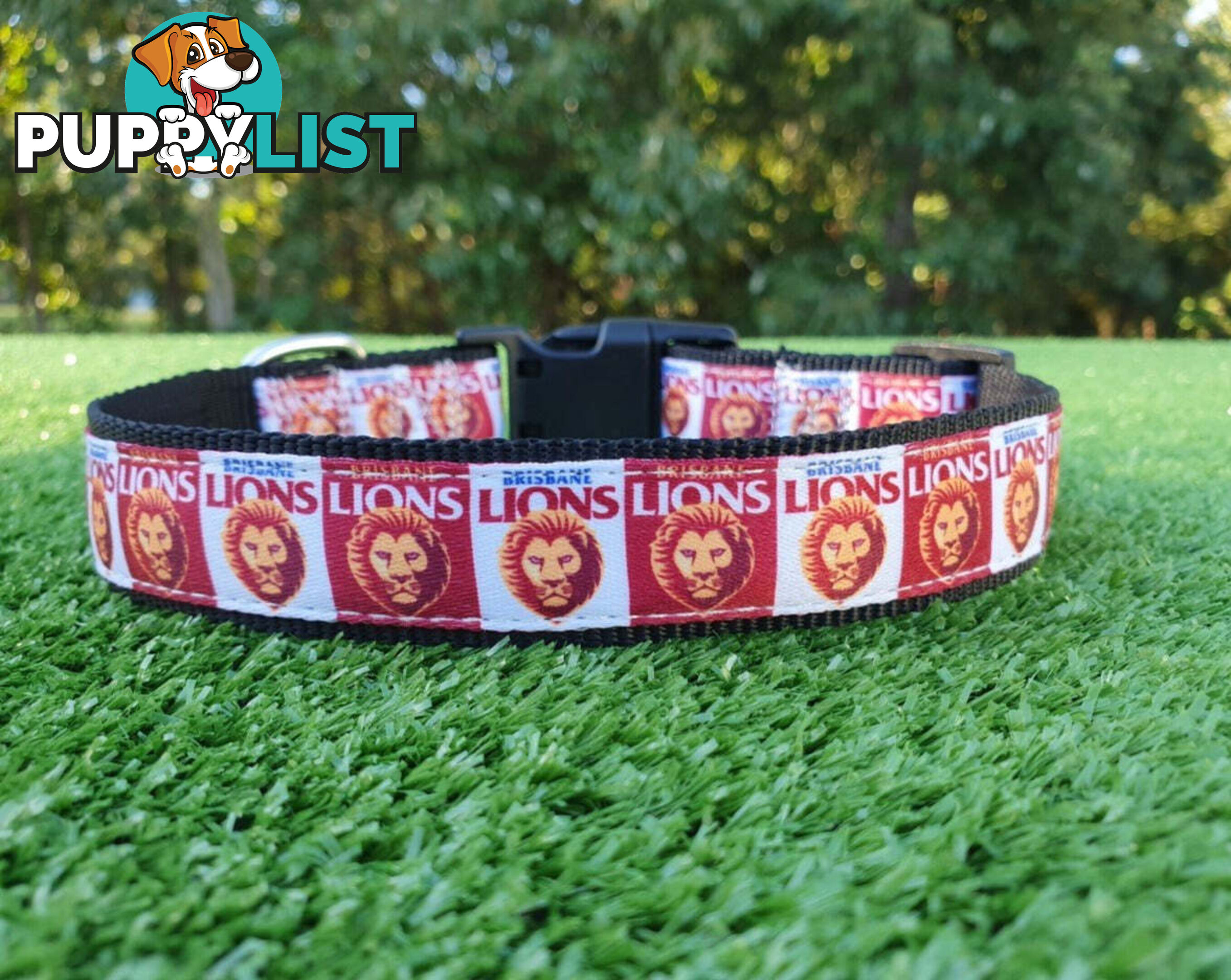 AFL Dog Collars, Footy - Aussie Rules - Moondidley Pets - MDPCOLAFLSWCE