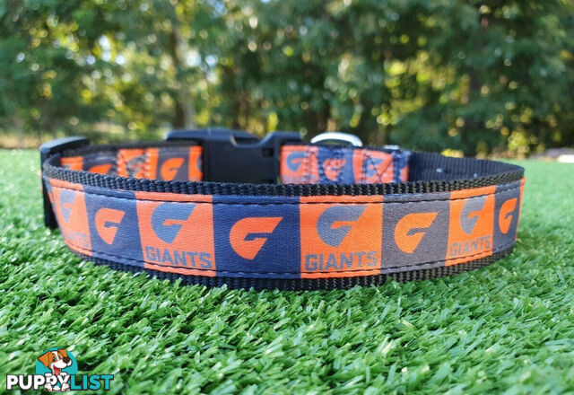 AFL Dog Collars, Footy - Aussie Rules - Moondidley Pets - MDPCOLAFLSWCE