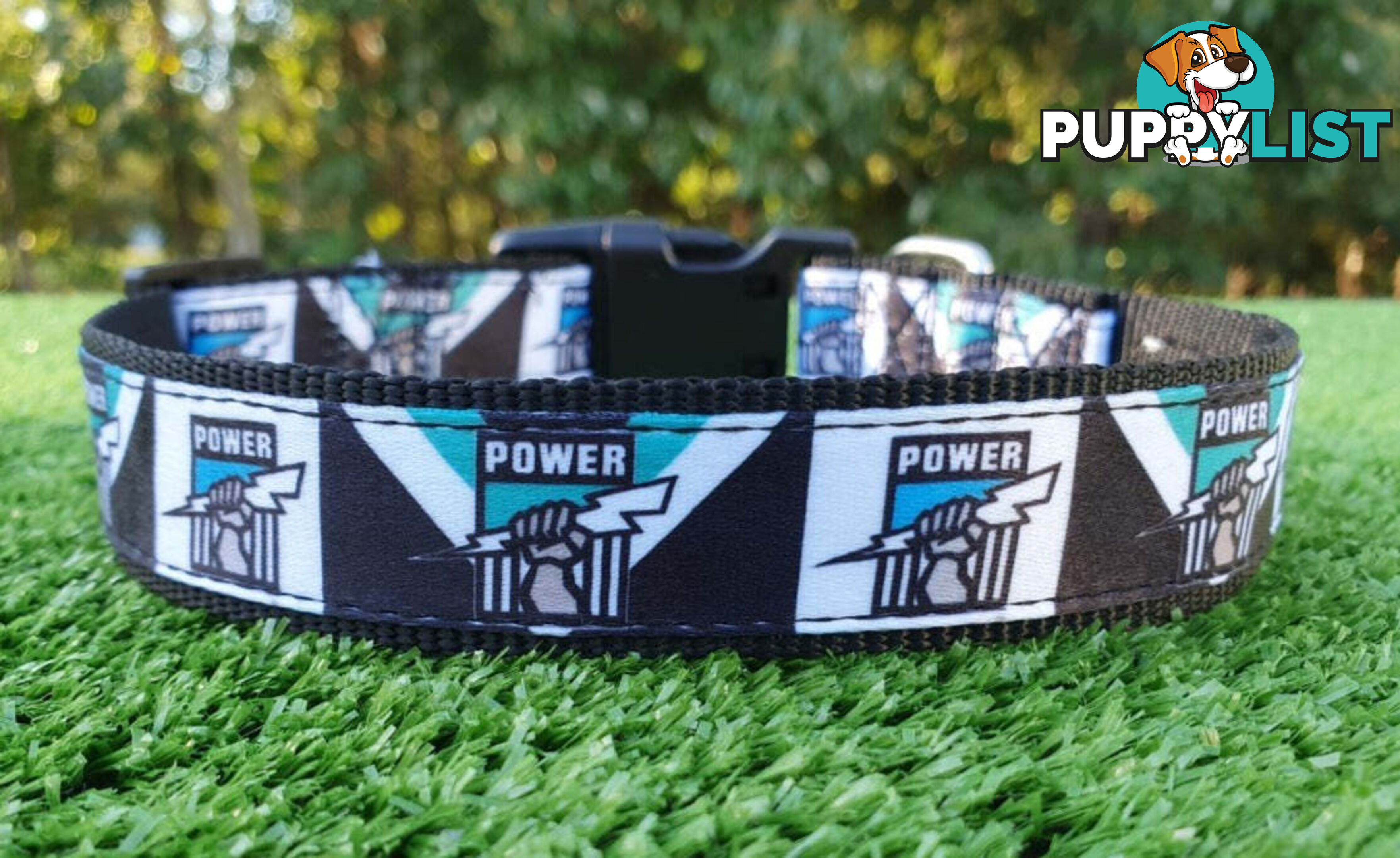 AFL Dog Collars, Footy - Aussie Rules - Moondidley Pets - MDPCOLAFLSNMK