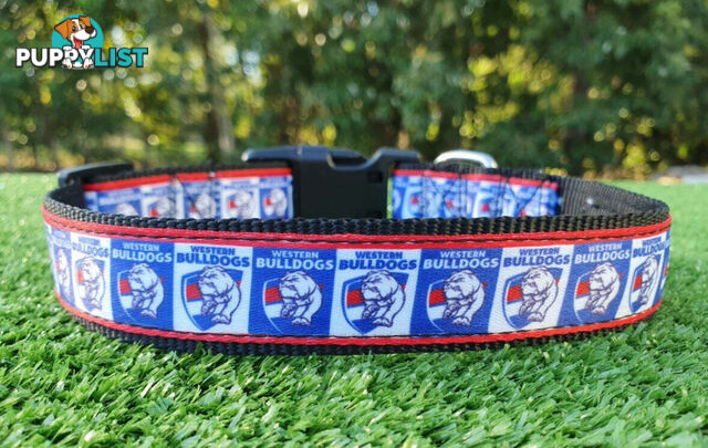 AFL Dog Collars, Footy - Aussie Rules - Moondidley Pets - MDPCOLAFLSNMK