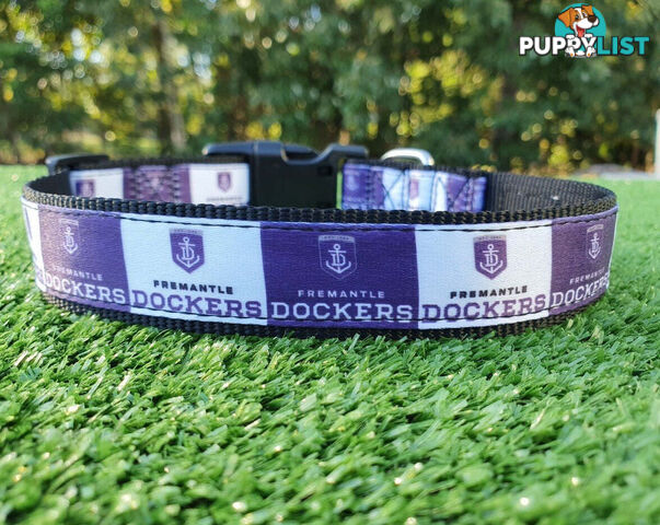 AFL Dog Collars, Footy - Aussie Rules - Moondidley Pets - MDPCOLAFLSNMK